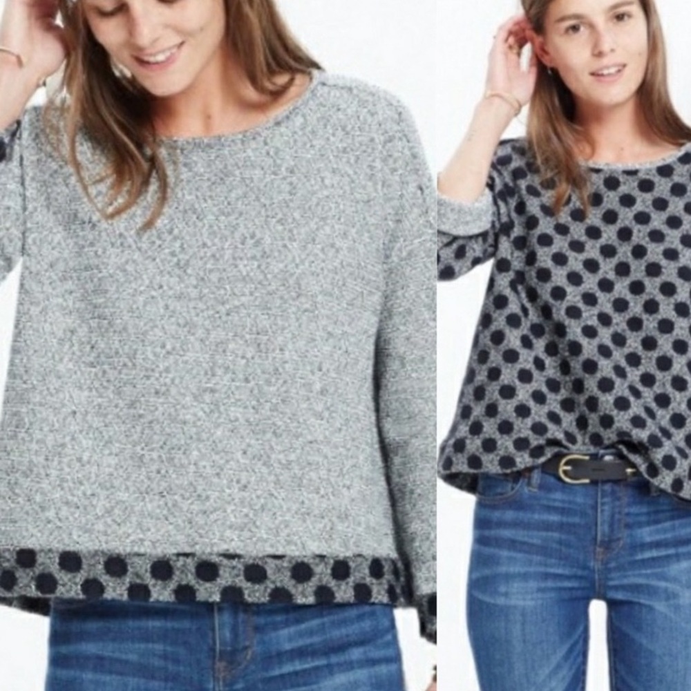 Madewell Reversible Sweater - like new condition. Size Small